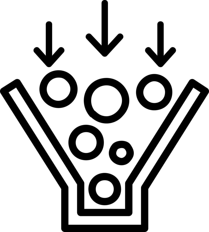 conception d'icône de vecteur de goulot d'étranglement