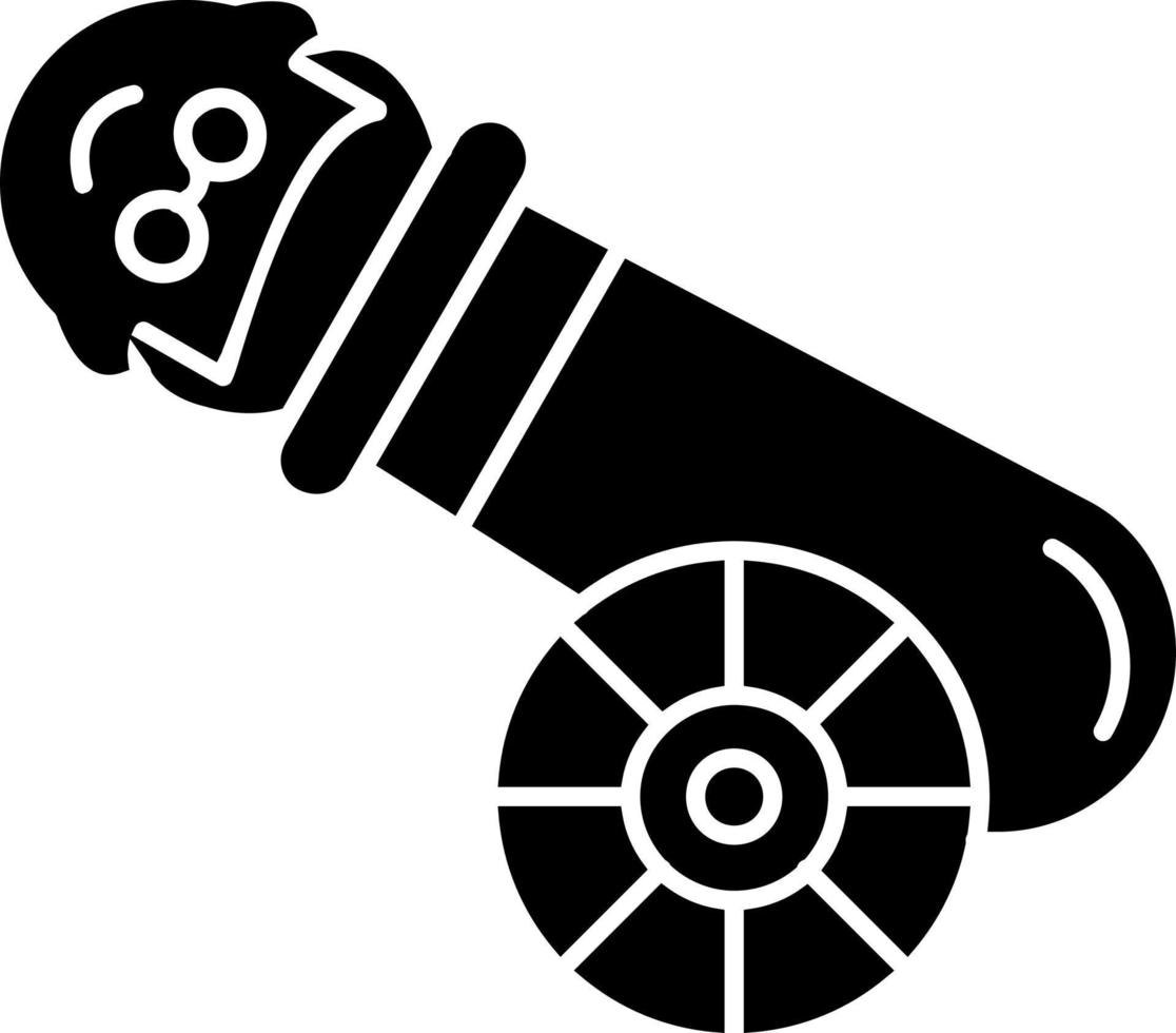 conception d'icône de vecteur de boulet de canon humain