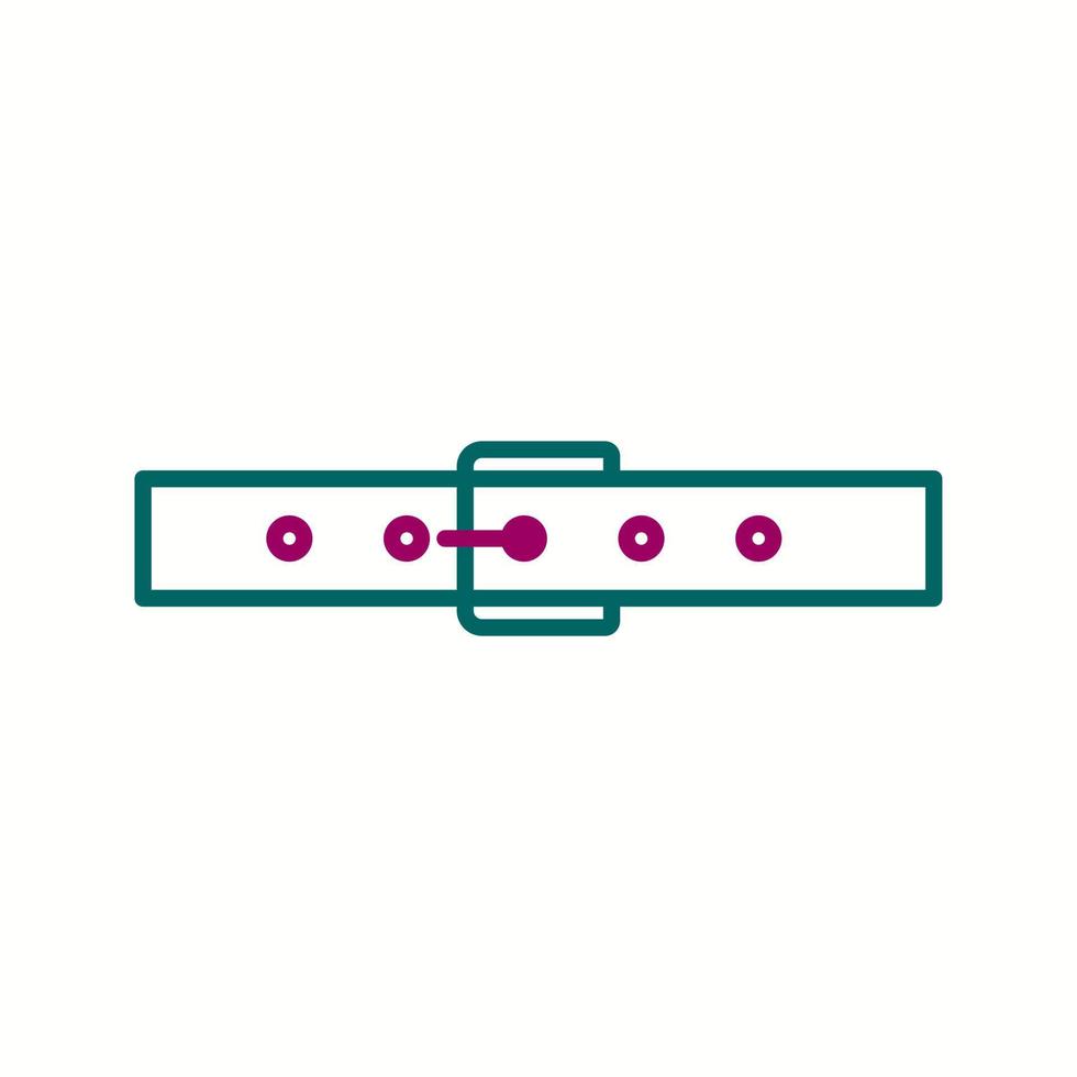 icône de ligne de vecteur de ceinture unique