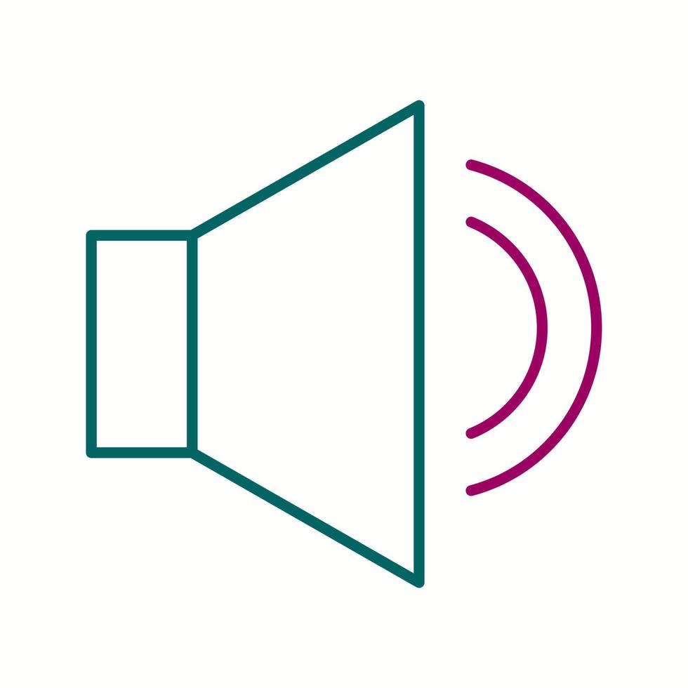 icône de ligne vectorielle de profils audio uniques vecteur
