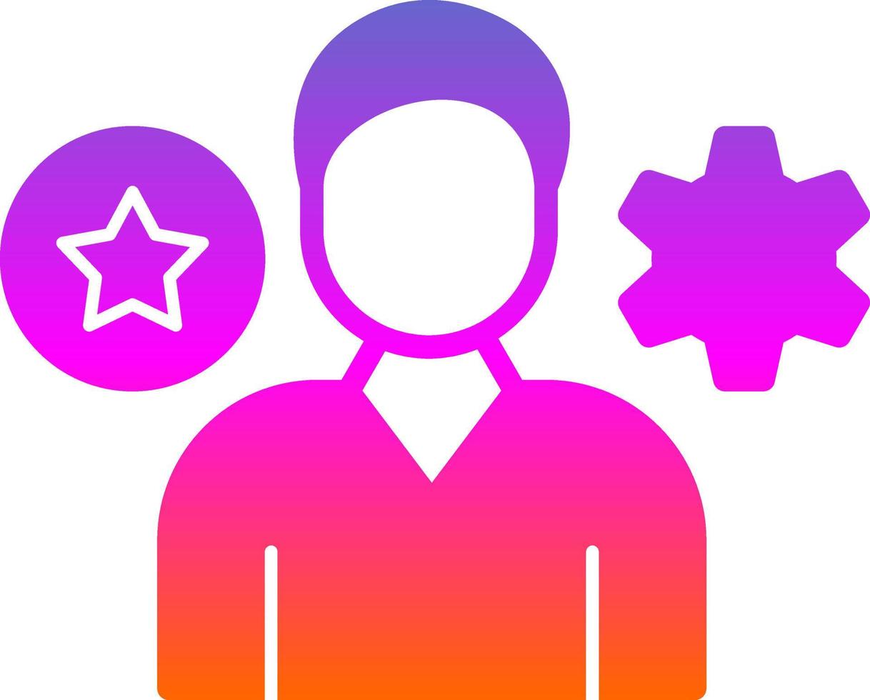conception d'icônes vectorielles de compétences des employés vecteur