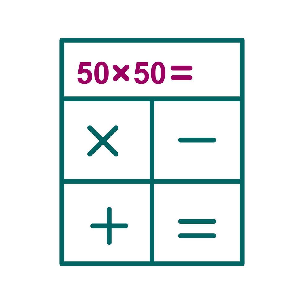 icône de vecteur de calculs