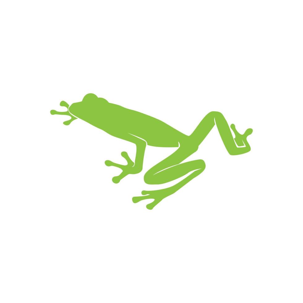 grenouille logo modèle vecteur icône illustration