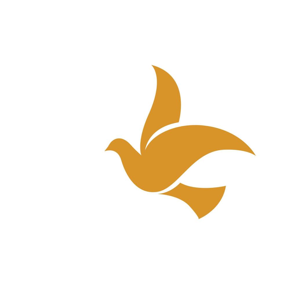 aile d'oiseau colombe icône modèle vector illustration