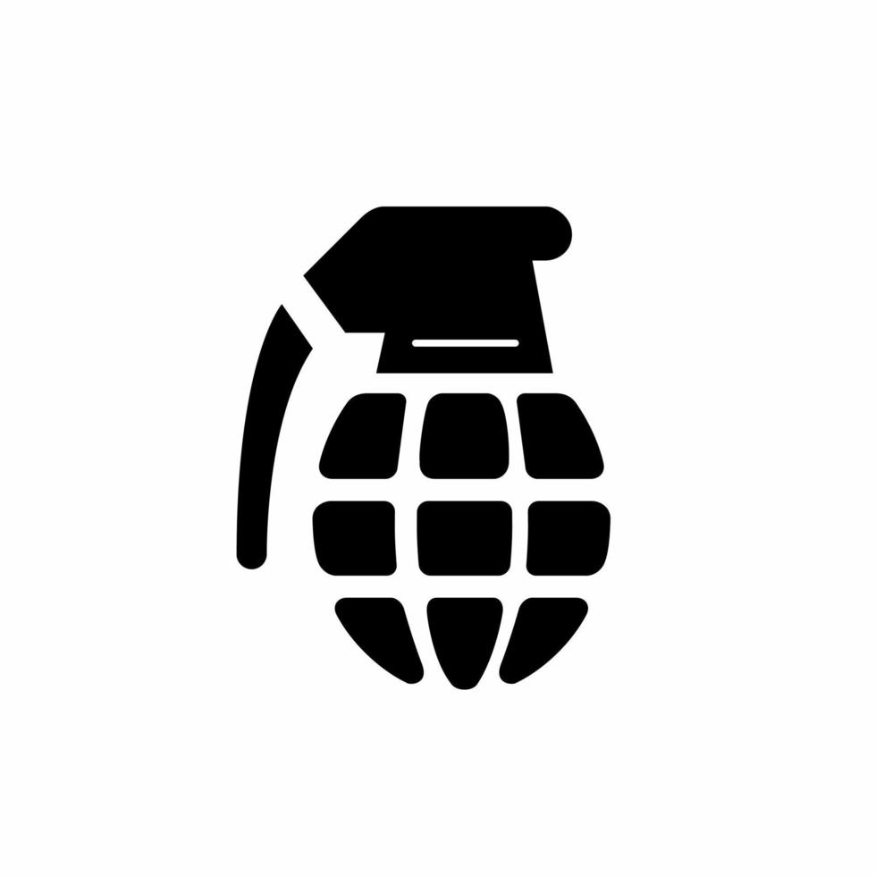 modèle d'icône de grenade. illustration vectorielle stock. vecteur