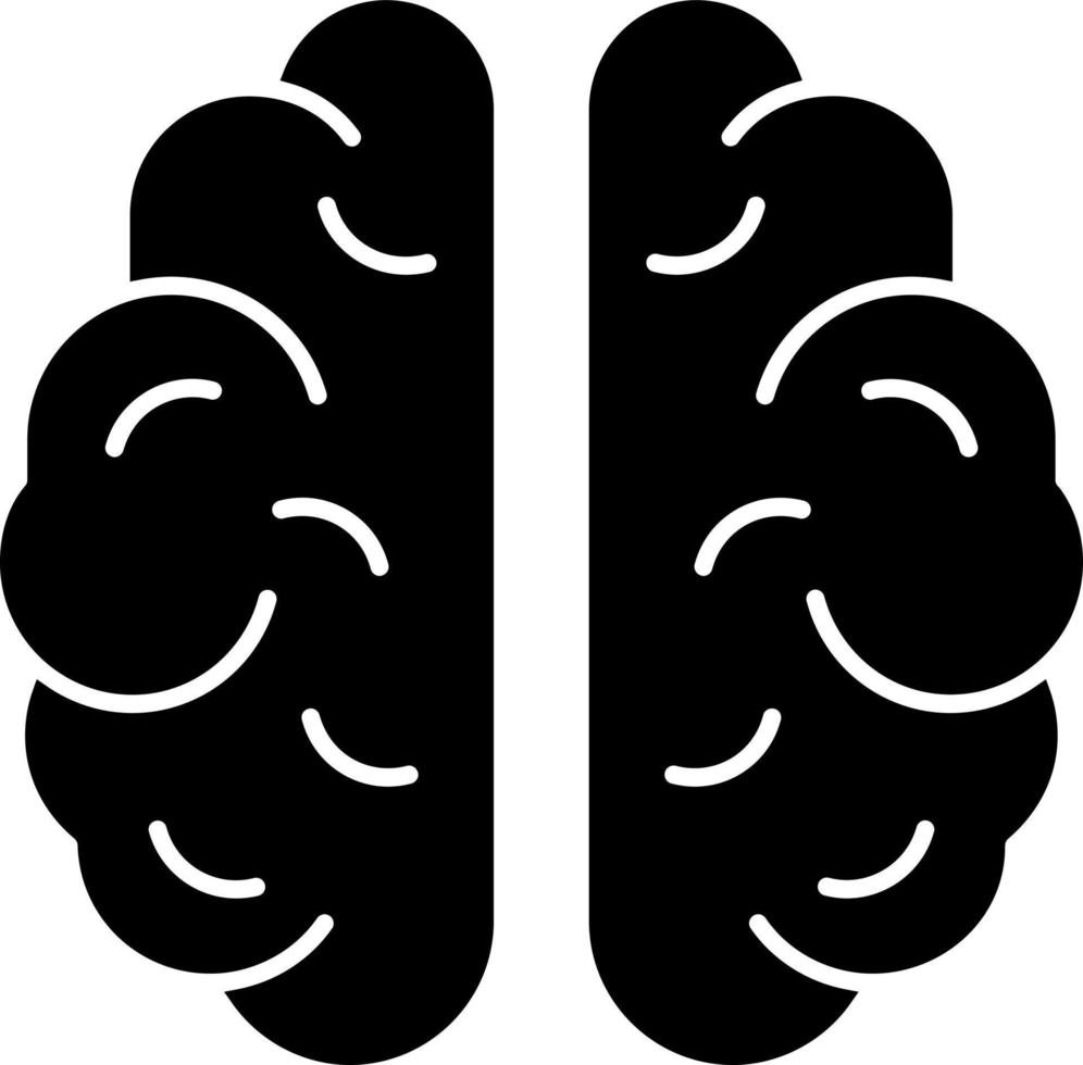 conception d'icônes vectorielles neurosciences vecteur