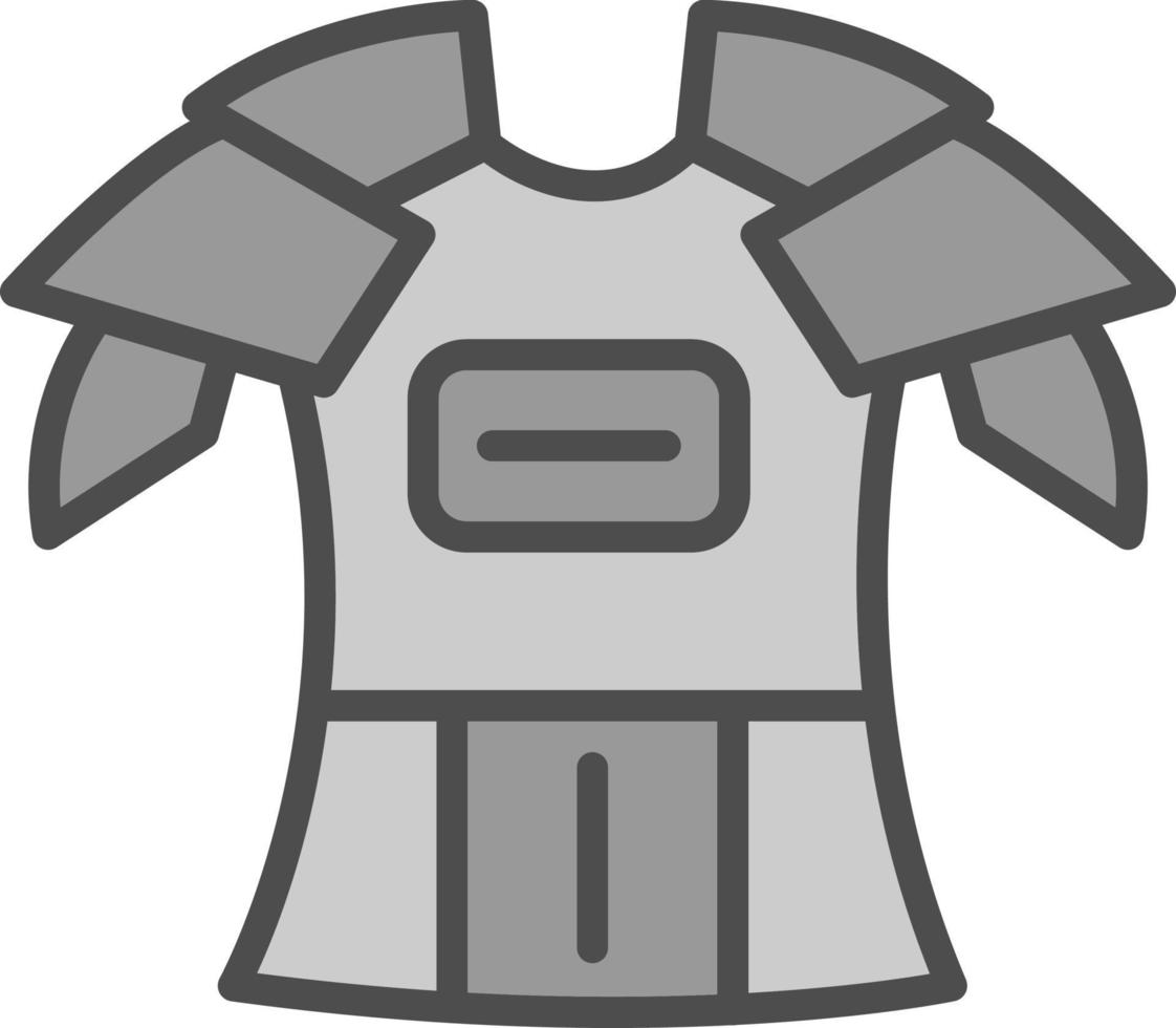 conception d'icône de vecteur d'armure