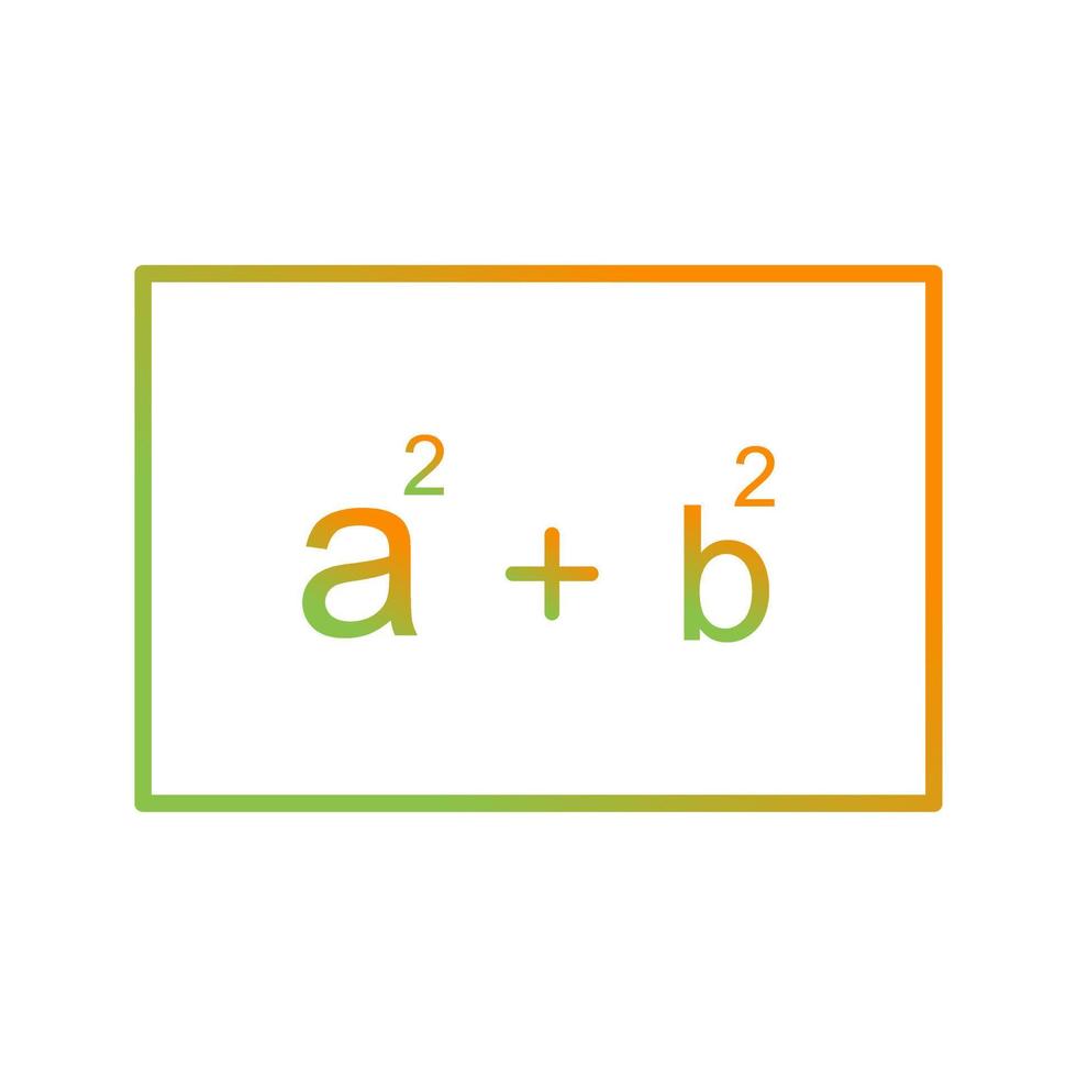 icône de vecteur de formule