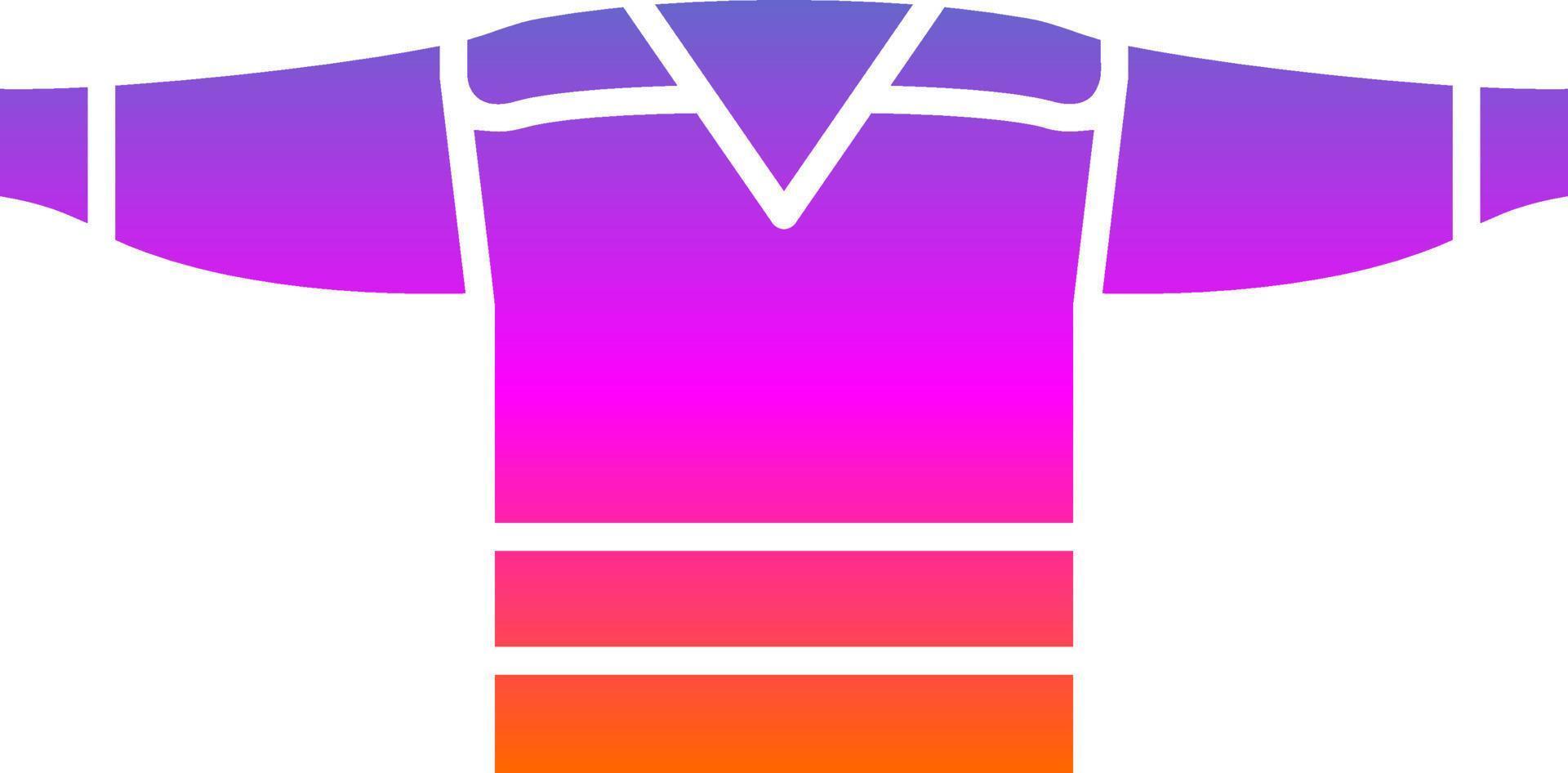 conception d'icône vectorielle de maillot de hockey vecteur