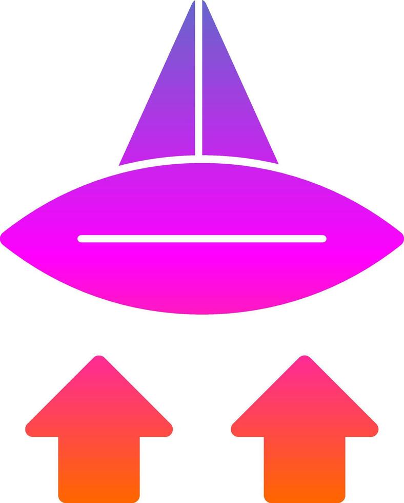 conception d'icône de vecteur de lentille convexe