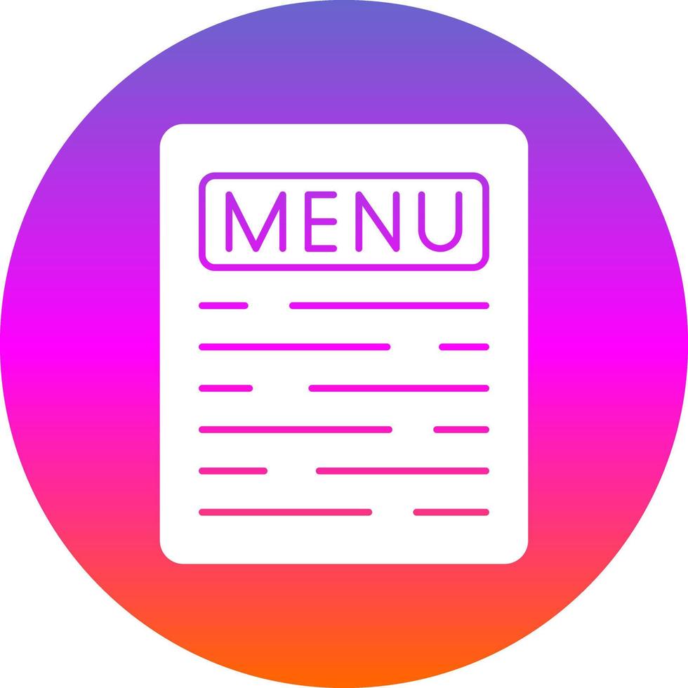 conception d'icône de vecteur de menu