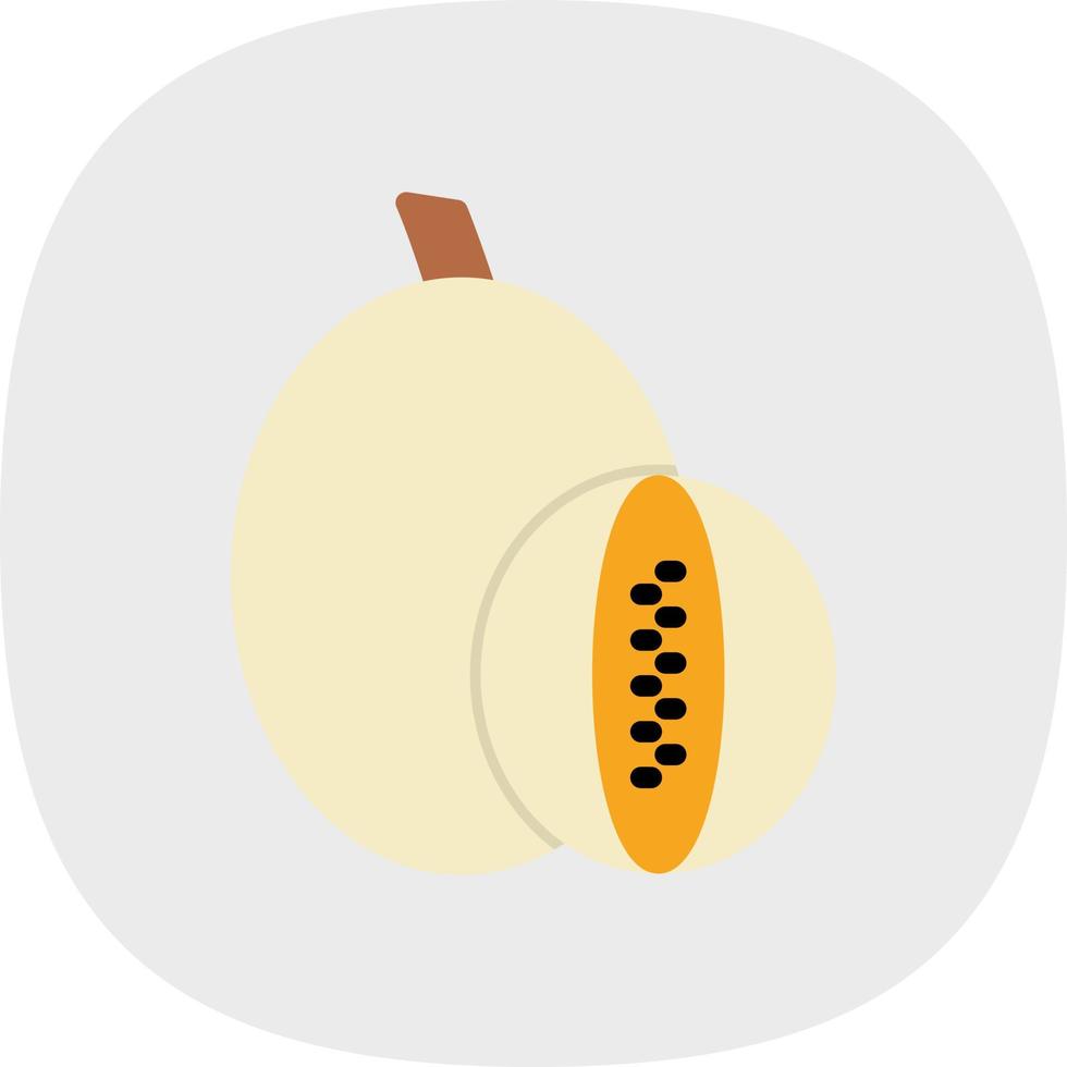 conception d'icône vectorielle melon vecteur