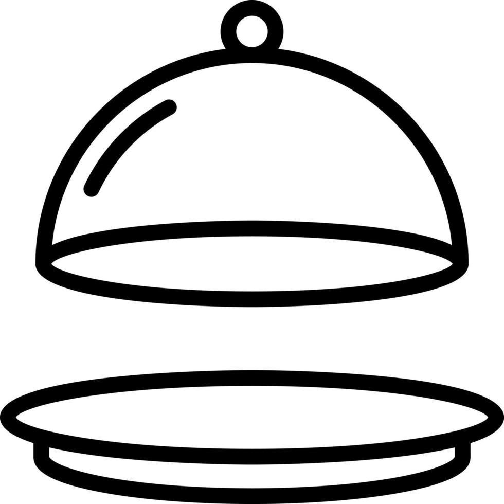 icône de ligne pour le couvercle vecteur
