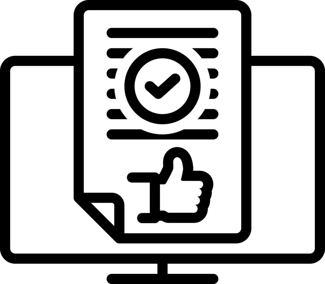 icône de ligne pour définitivement vecteur