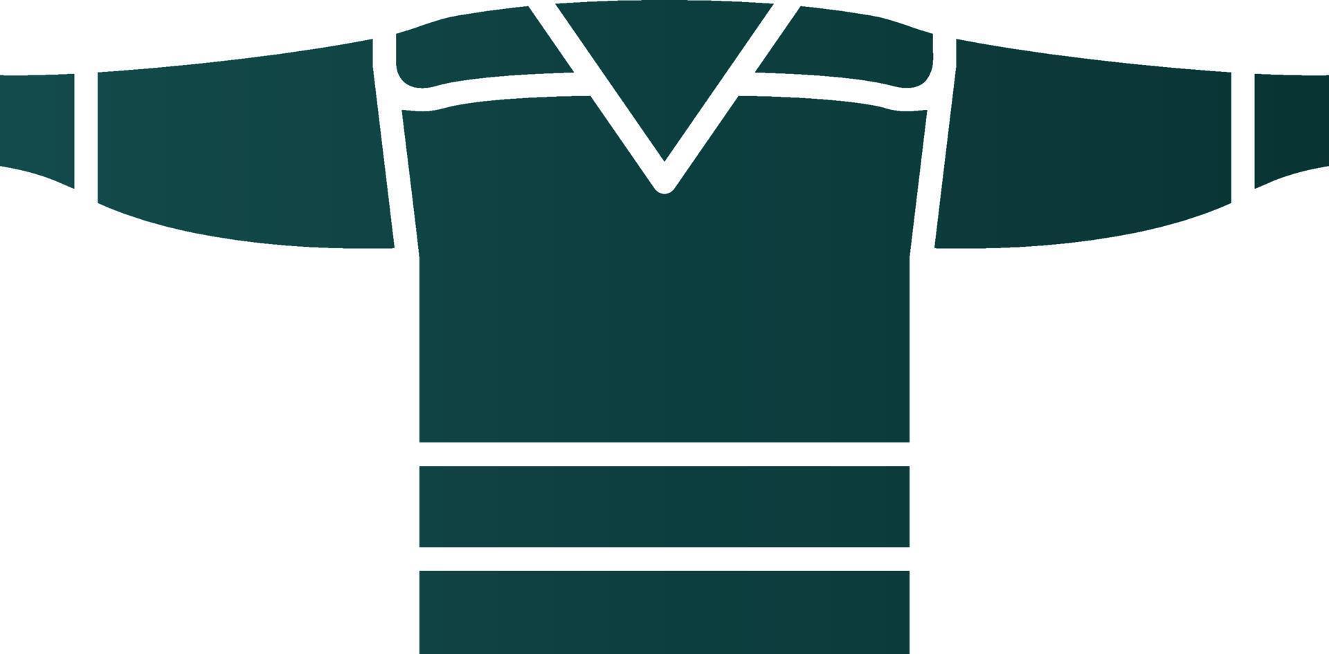 conception d'icône vectorielle de maillot de hockey vecteur