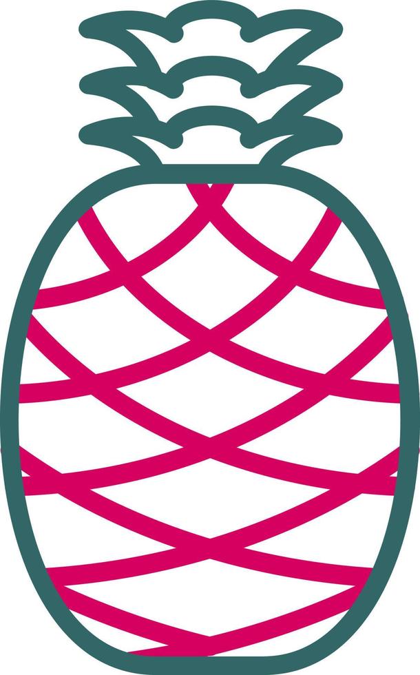 icône de vecteur d'ananas