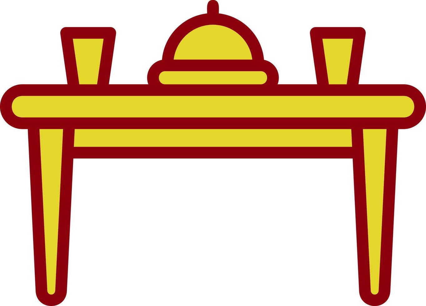 conception d'icône de vecteur de table