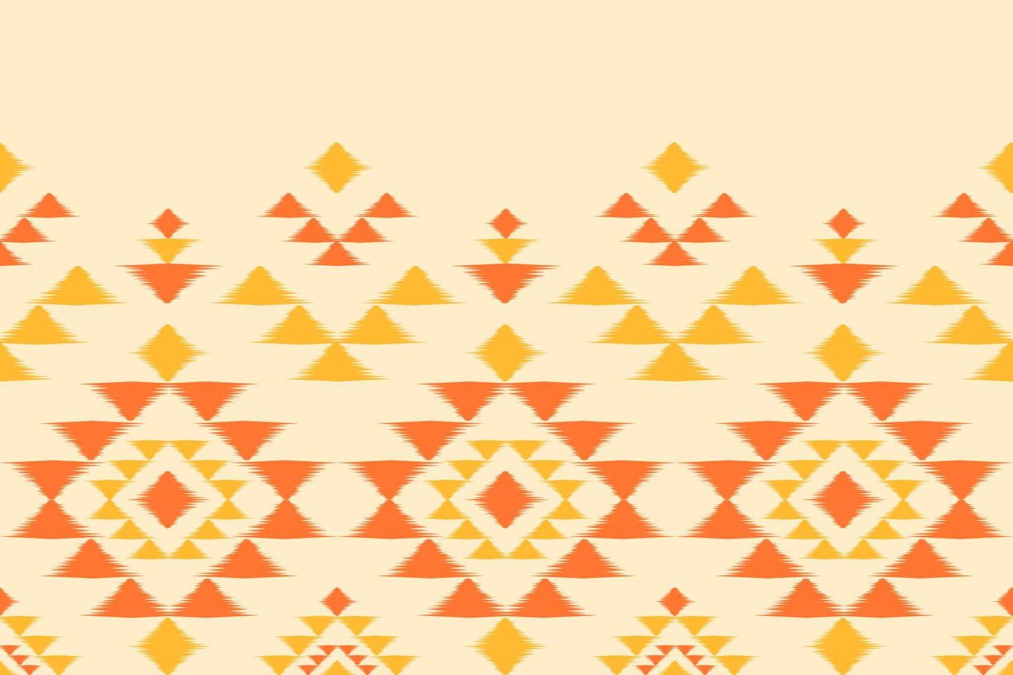 arrière-plan abstrait ikat ethnique. motif géométrique sans soudure en tribal. tissu style indien. vecteur