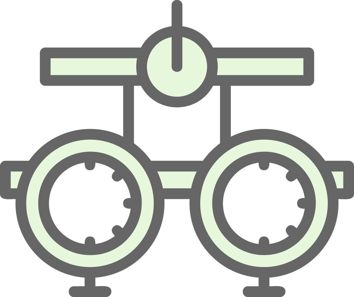 conception d'icône vectorielle optométriste vecteur