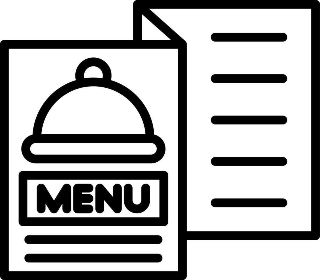 conception d'icône de vecteur de menu