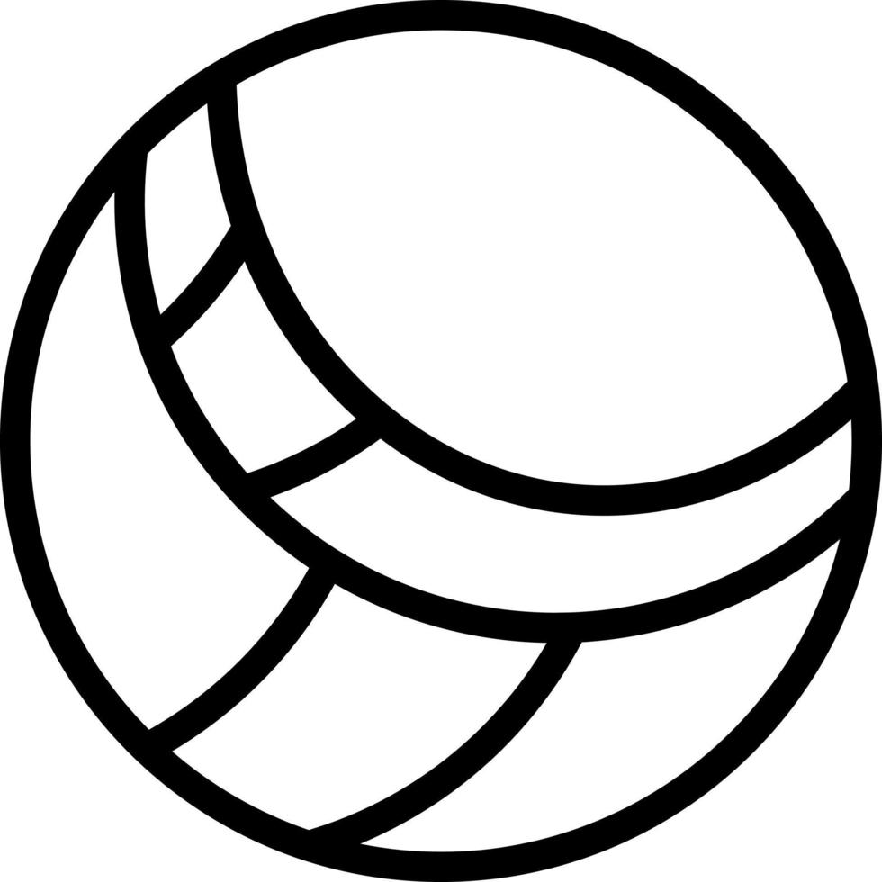 conception d'icône de vecteur de volley-ball