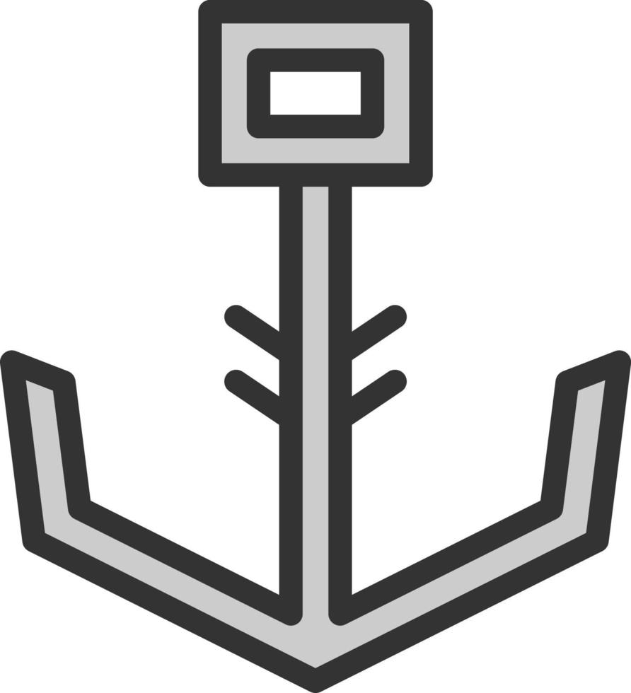 conception d'icône de vecteur d'ancre