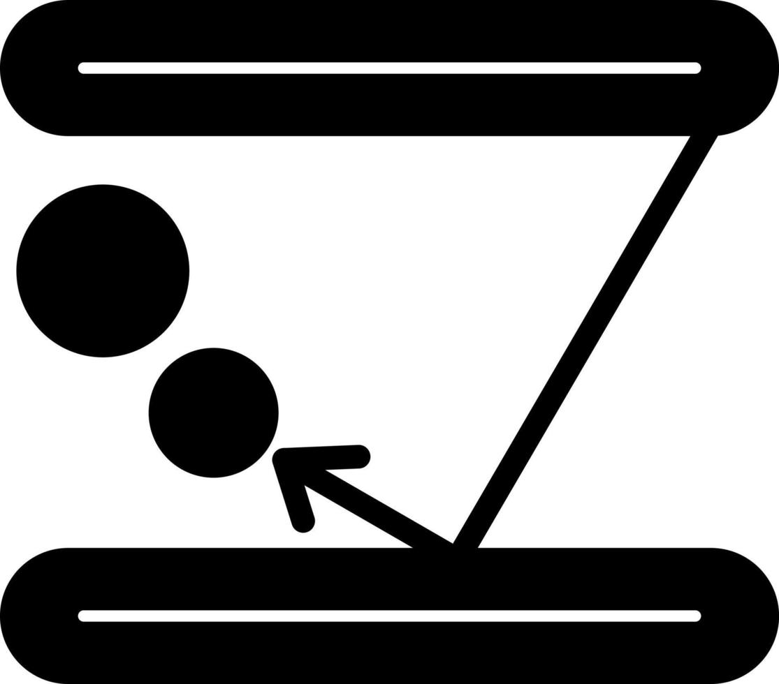 conception d'icône de vecteur de rebond