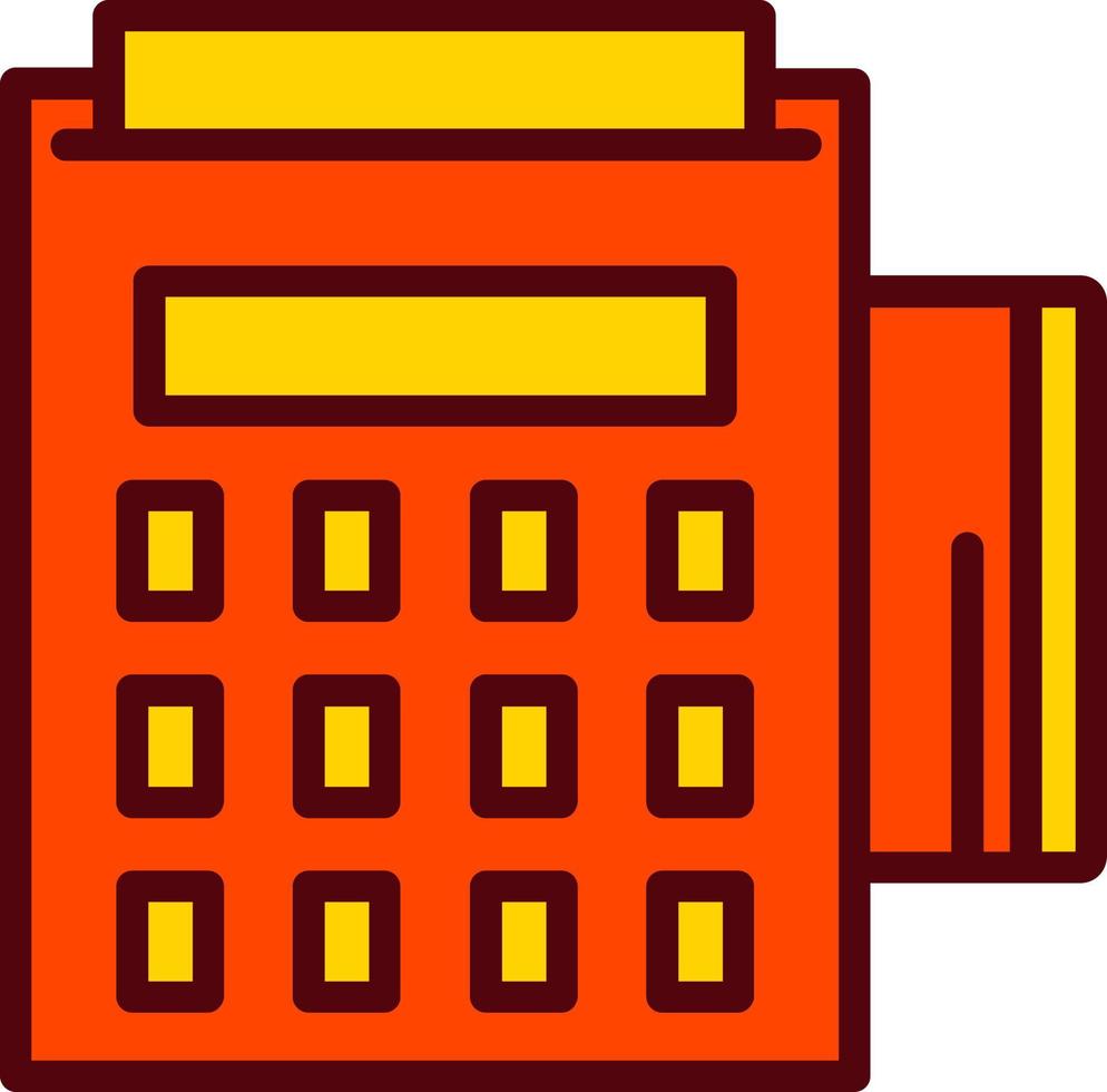 icône de vecteur de terminal pos