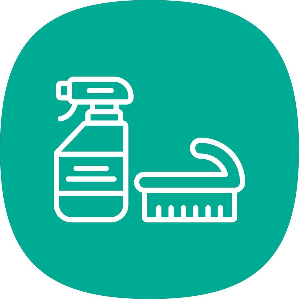 conception d'icônes vectorielles d'outils de nettoyage vecteur