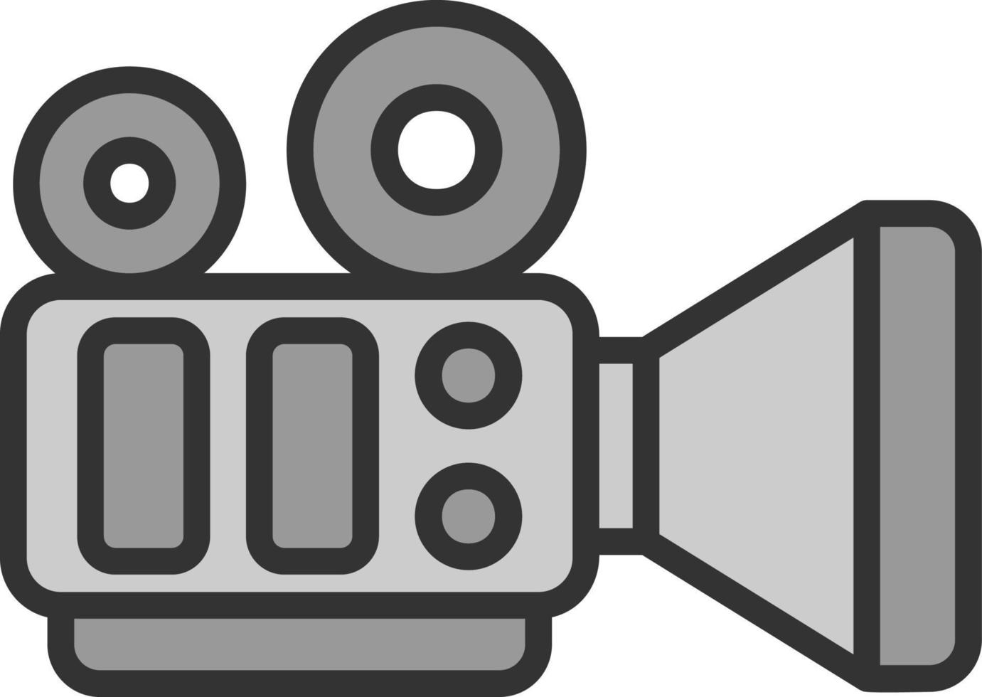 conception d'icône de vecteur de caméra de film