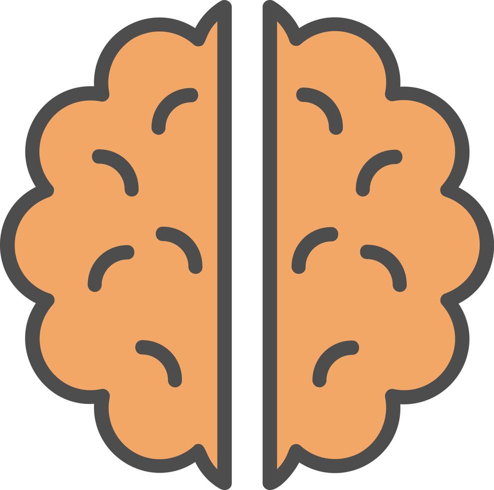 icône de vecteur de cerveau