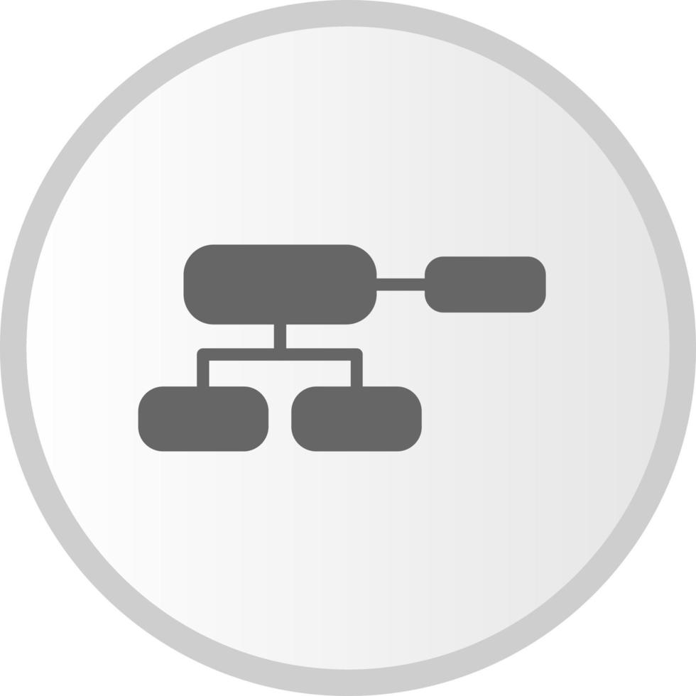 icône de vecteur d'organigramme