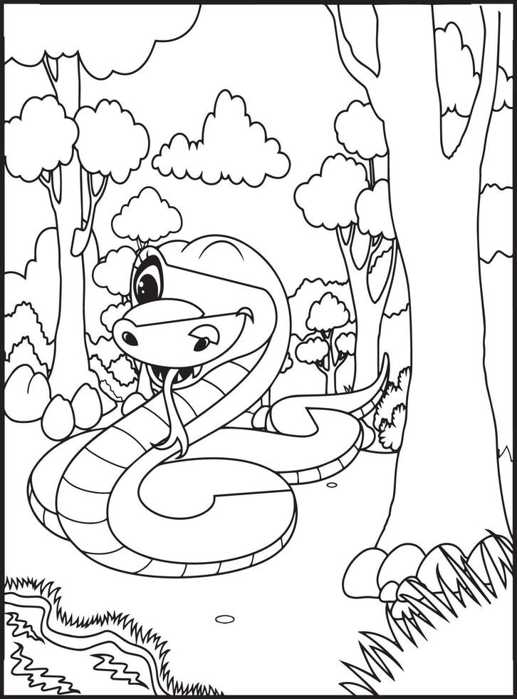 coloriages d'animaux sauvages pour les enfants vecteur