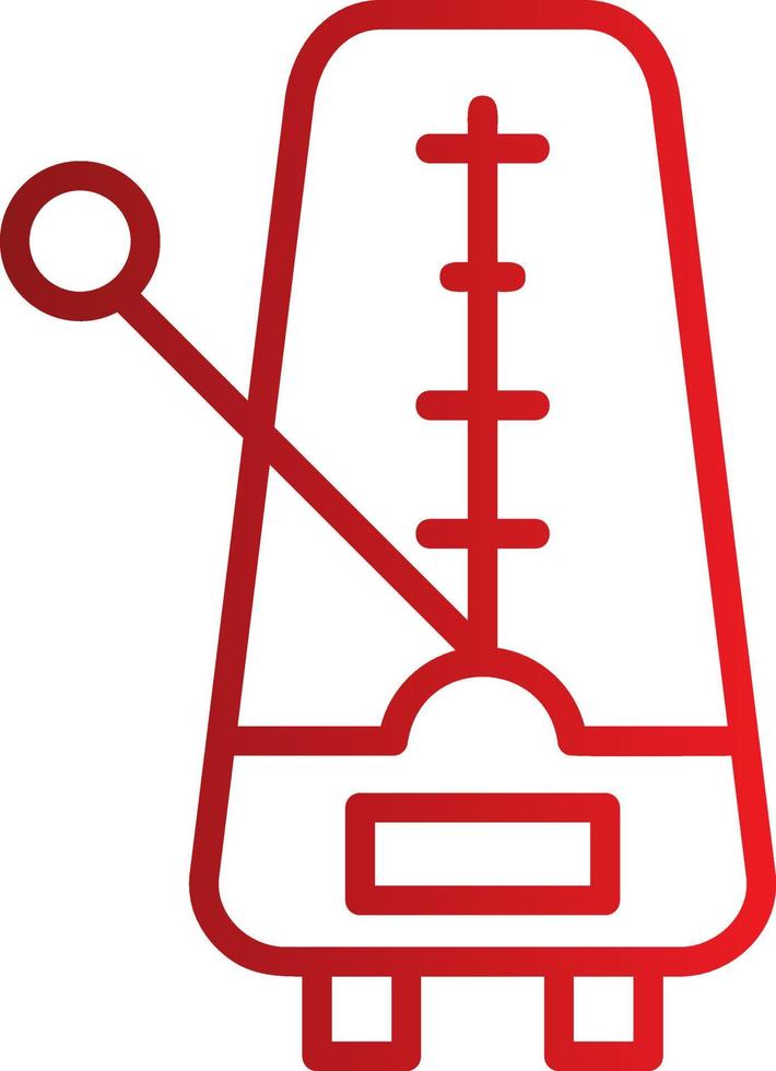 icône de vecteur de métronome