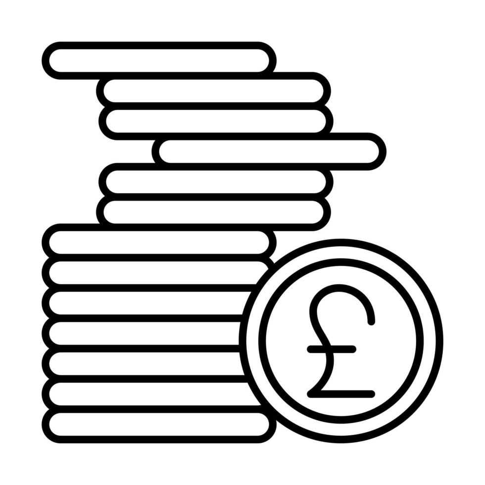 icônes de lignes vectorielles liées à la devise. contient des icônes telles que taux de change et prévisions de devises, graphique de modification vecteur