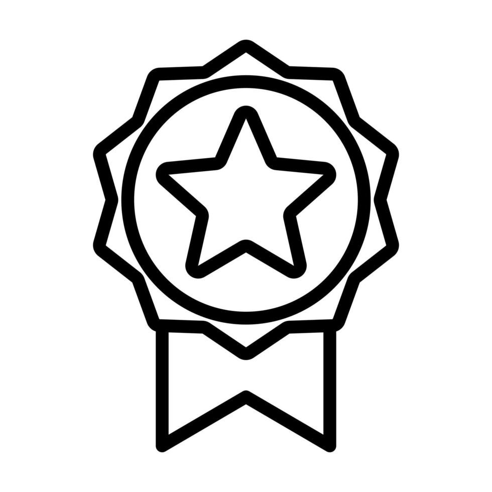 icône de badge dans un style plat branché isolé sur fond gris. symbole de récompense pour la conception, le logo, l'application, l'interface utilisateur de votre site Web vecteur