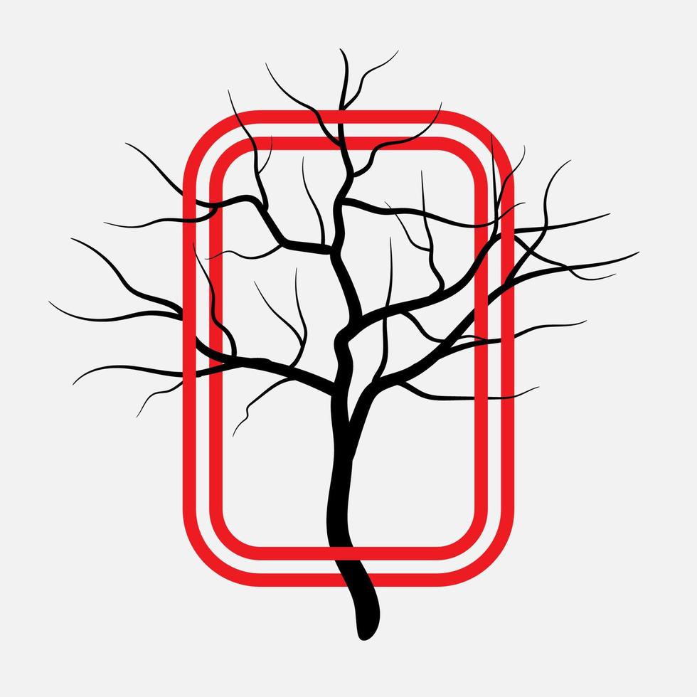 branche arbre logo vecteur