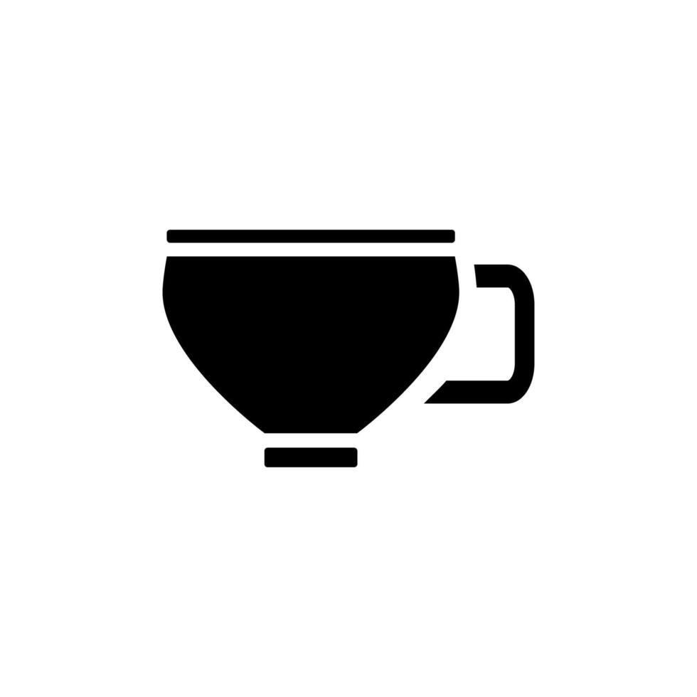 modèle vectoriel de conception d'icône de tasse à café