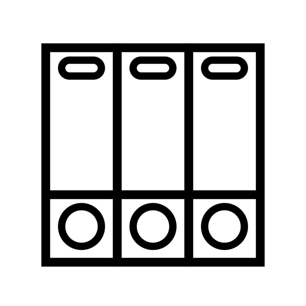 ligne d'icône de documents isolée sur fond blanc. icône noire plate mince sur le style de contour moderne. symbole linéaire et trait modifiable. illustration vectorielle de trait parfait simple et pixel vecteur