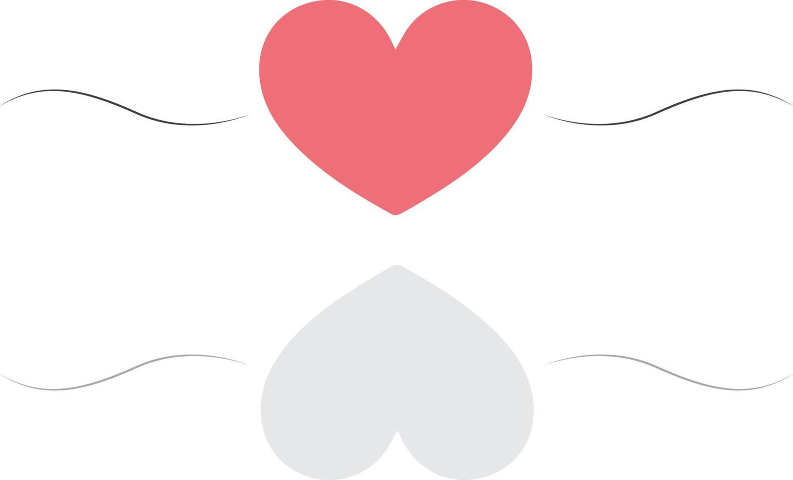 collection d'illustrations de coeur, jeu d'icônes de symbole d'amour vecteur