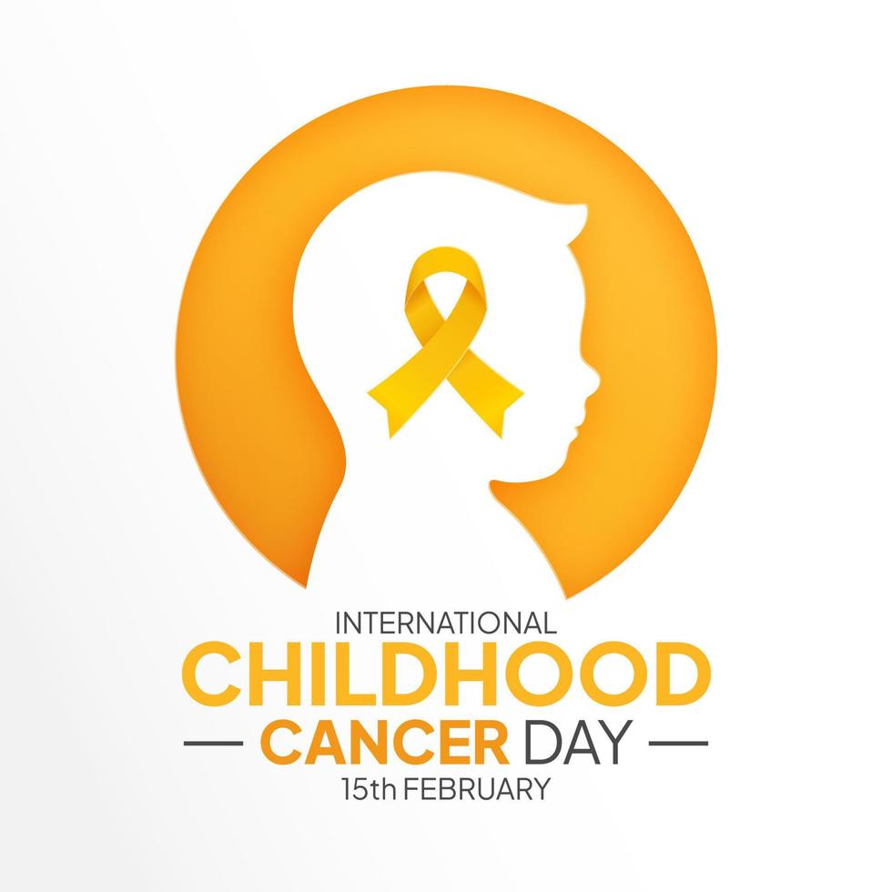 journée internationale du cancer de l'enfant. L'ICCD sensibilise, soutient les enfants et adolescents atteints de cancer vecteur