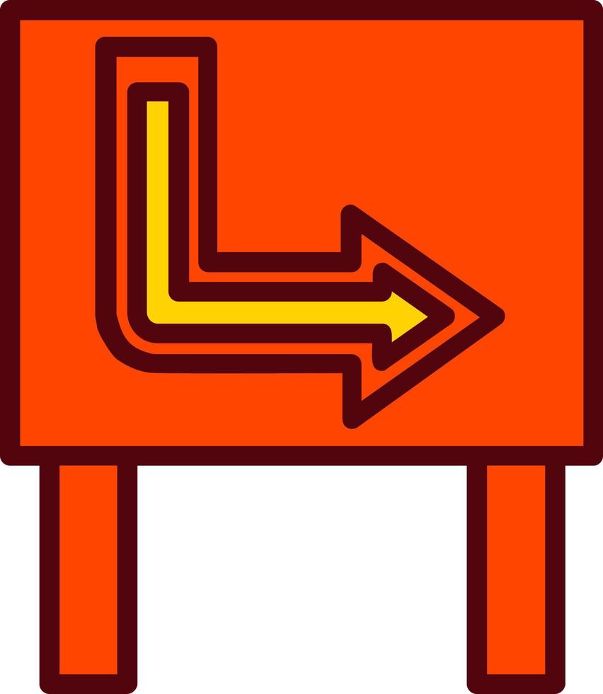 icône de vecteur de signe au néon