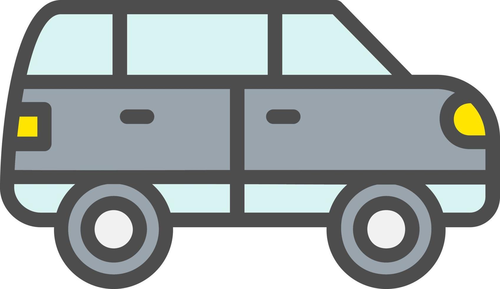 icône de vecteur mini van