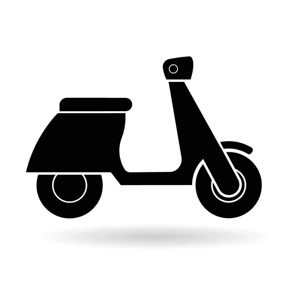 vecteur d'icône de scooter