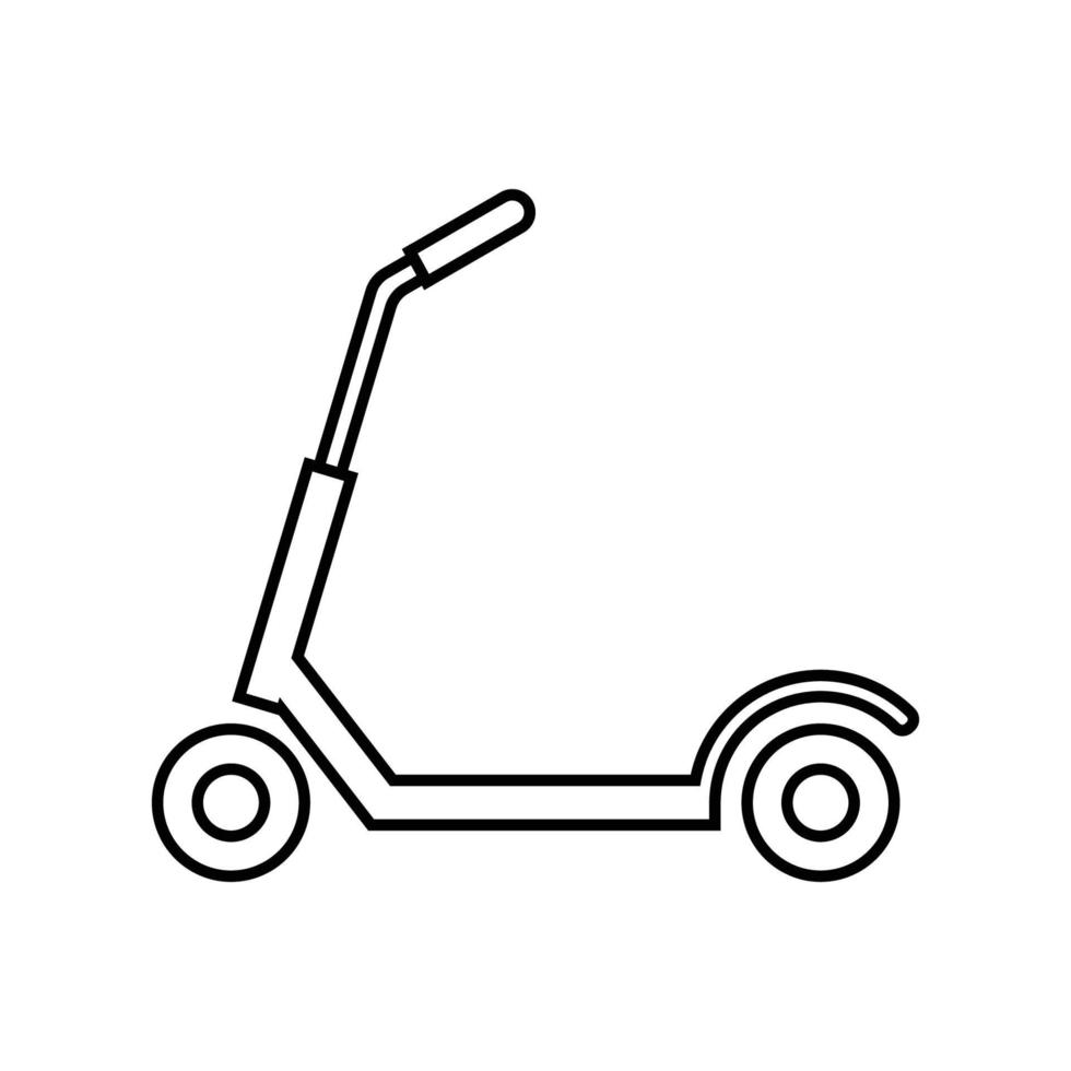 vecteur d'icône de scooter