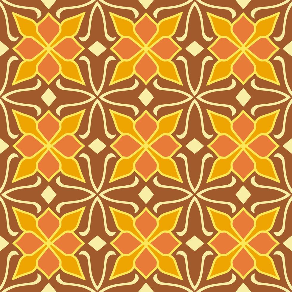 motif géométrique sans couture avec forme tribale. conçu en ikat, boho, aztèque, folk, motif, style arabe de luxe. idéal pour les vêtements en tissu, la céramique, le papier peint. illustration vectorielle vecteur