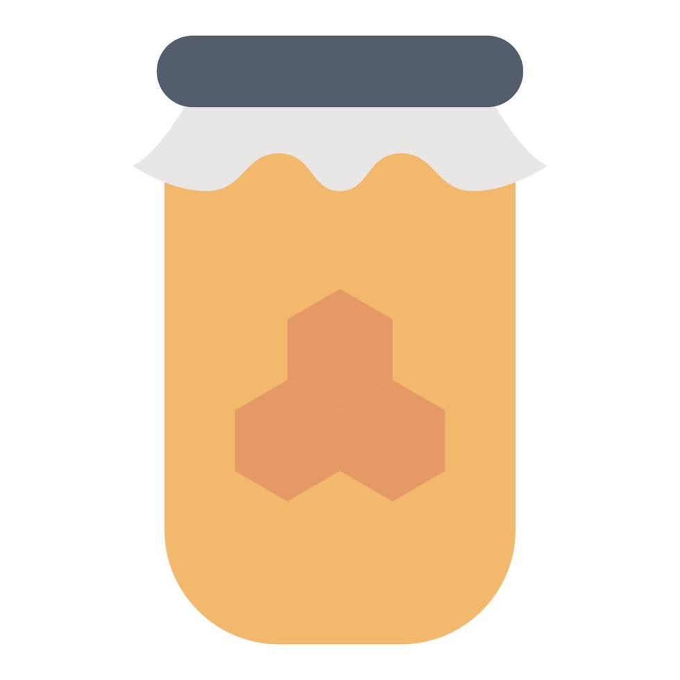 icône de pot de miel, adaptée à un large éventail de projets créatifs numériques. vecteur
