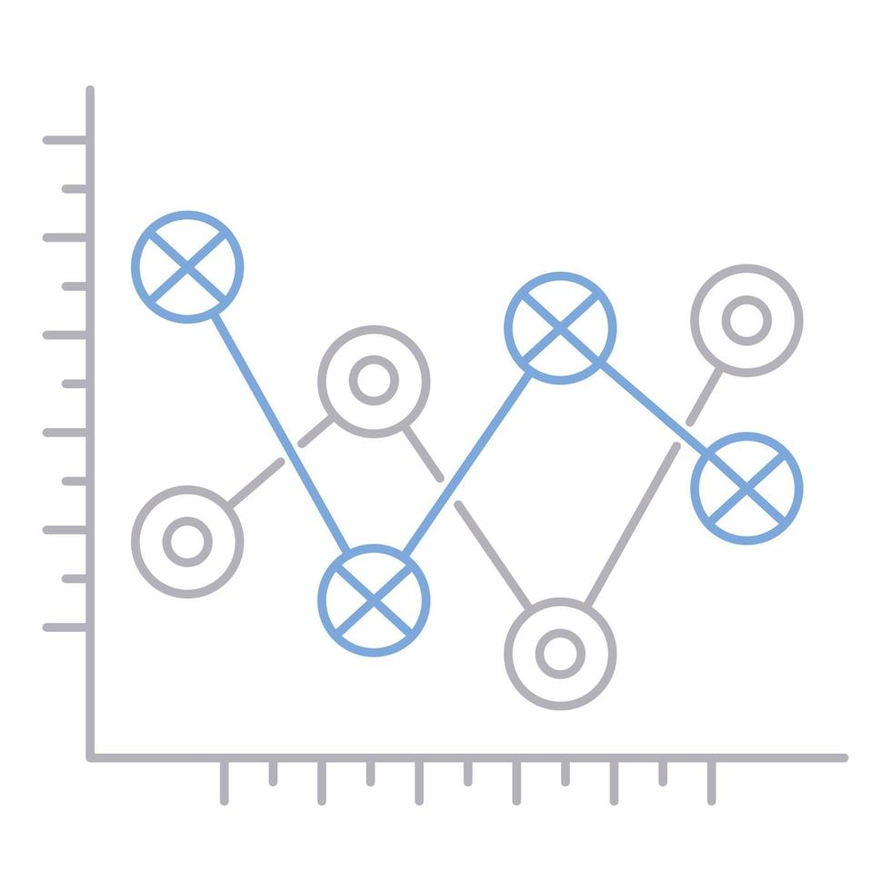 icône de diagramme, adaptée à un large éventail de projets créatifs numériques. vecteur