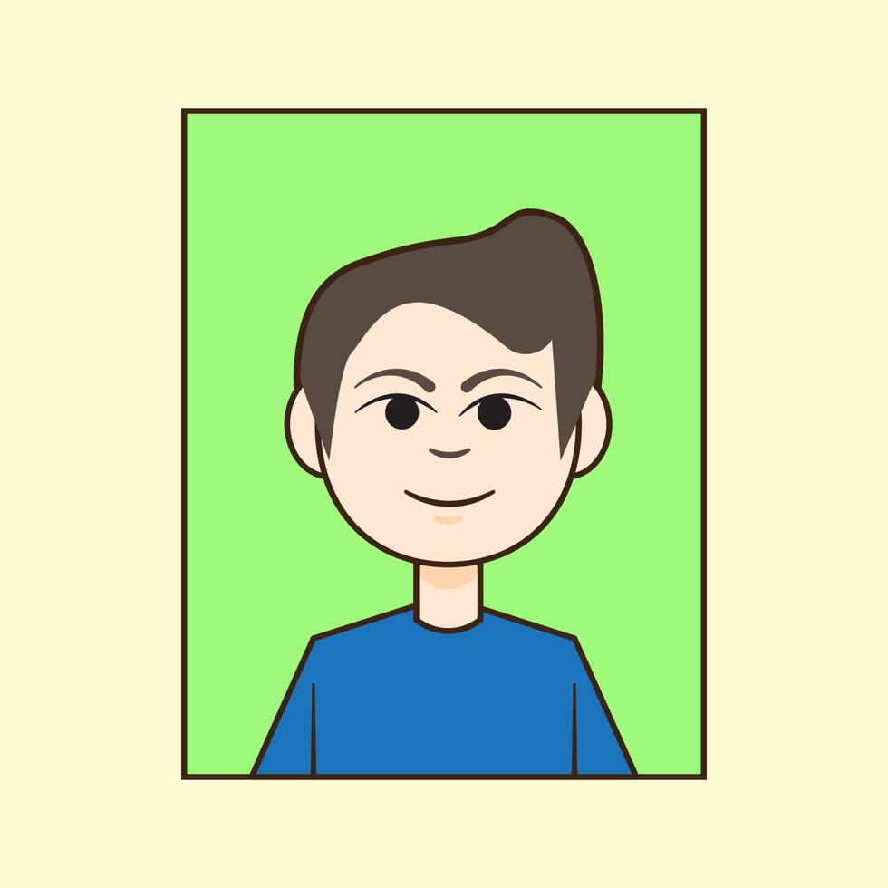 portrait avatar illustration vectorielle vecteur
