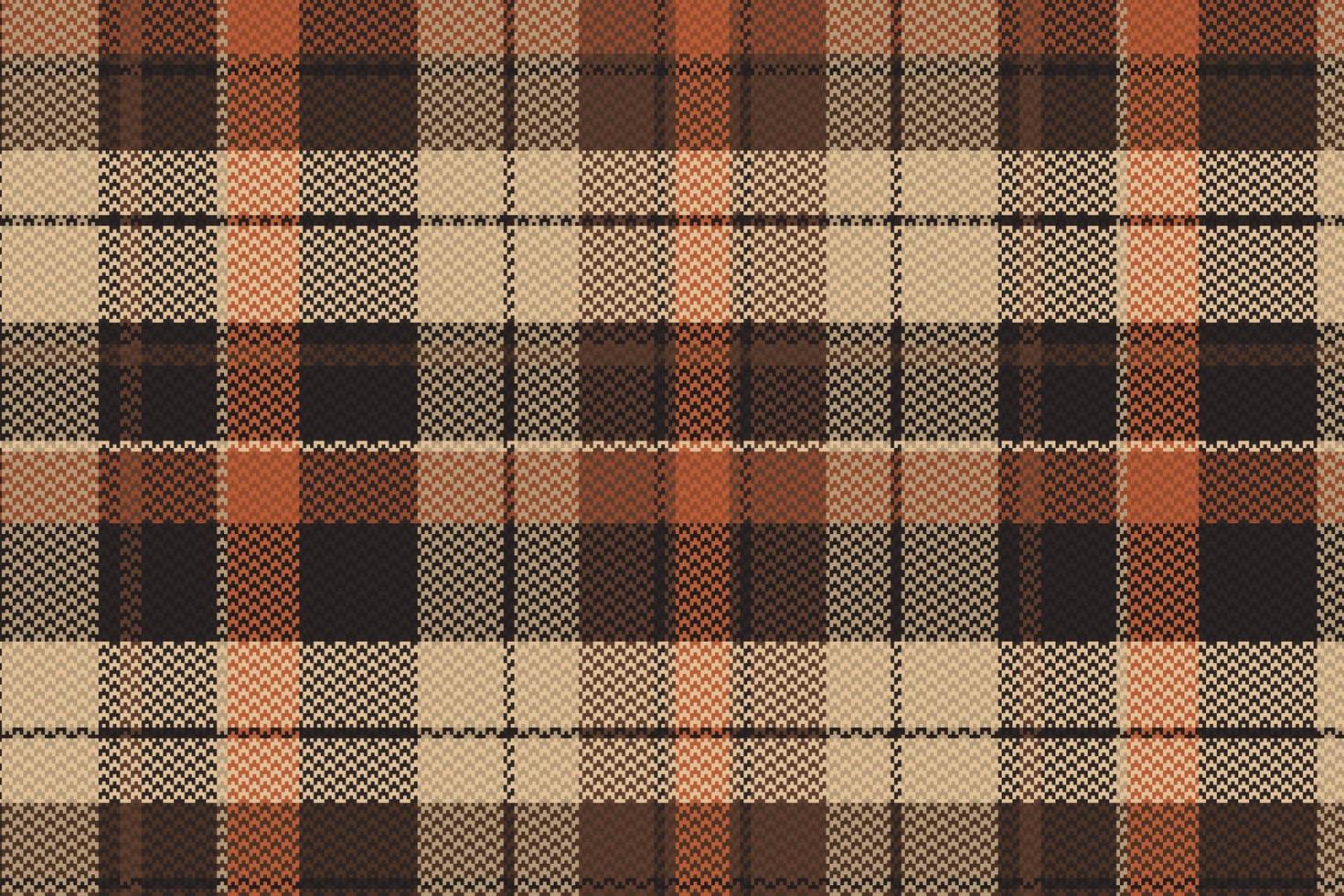 motif à carreaux tartan de couleur foncée. vecteur